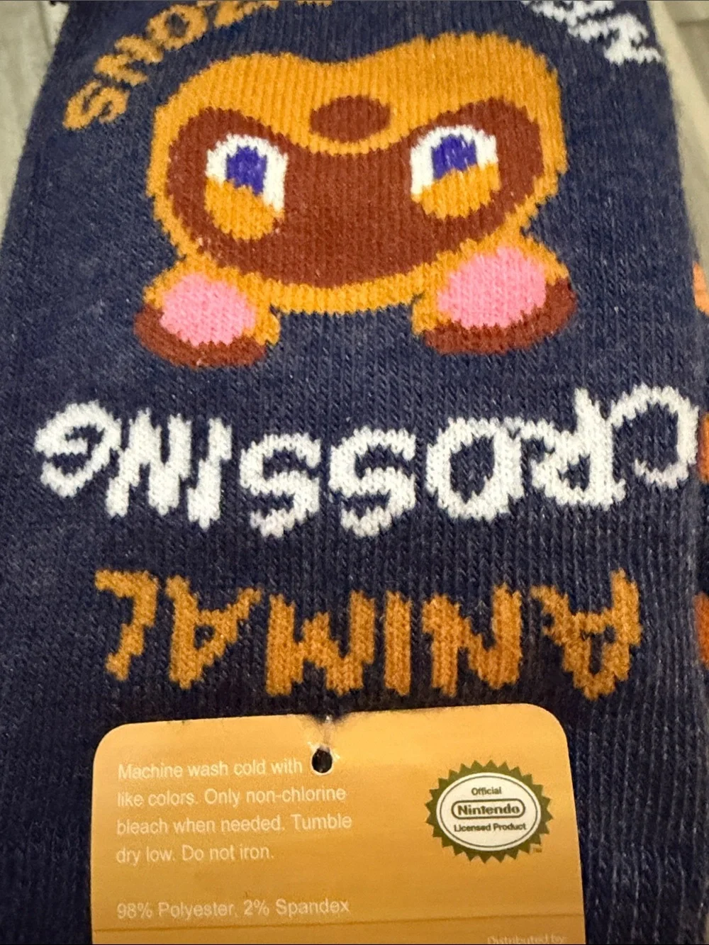 NWT Nintendo Animal Crossing Crew Socks 5 pairs